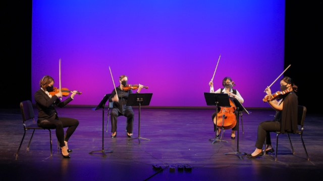 String Demo with the Kassia Ensemble String Quartet